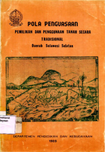 Pola Penguasaan Pemilikan Dan Penggunaan Tanah Secara Tradisional ...